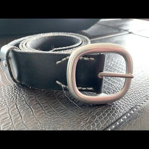American Eagle Black Leather Belt